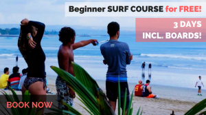 Surf camp Bali surf course for free