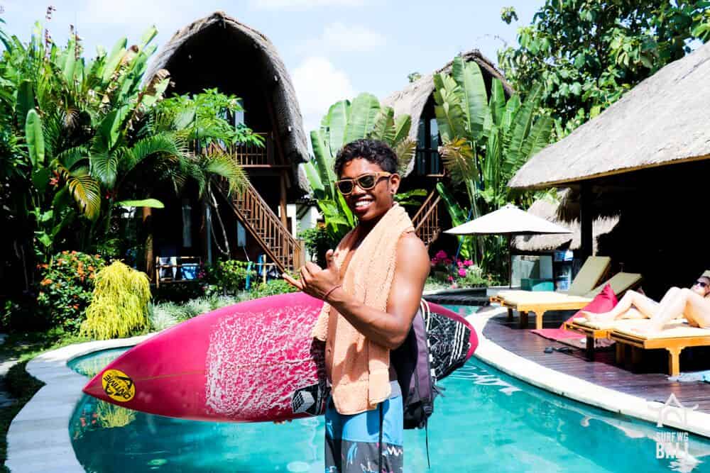 Komang says hello SurfWg surfguide Komang